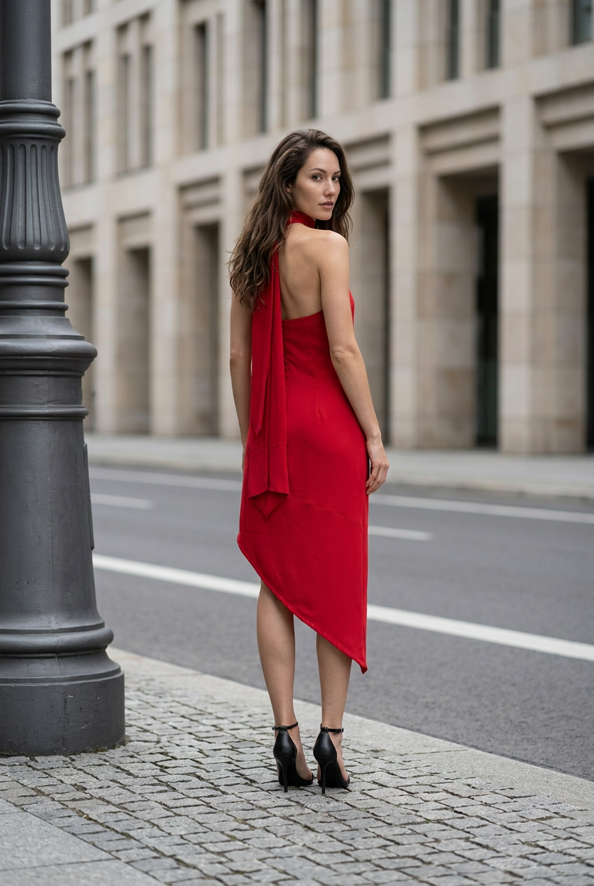 Vestido Alcatraz Rojo